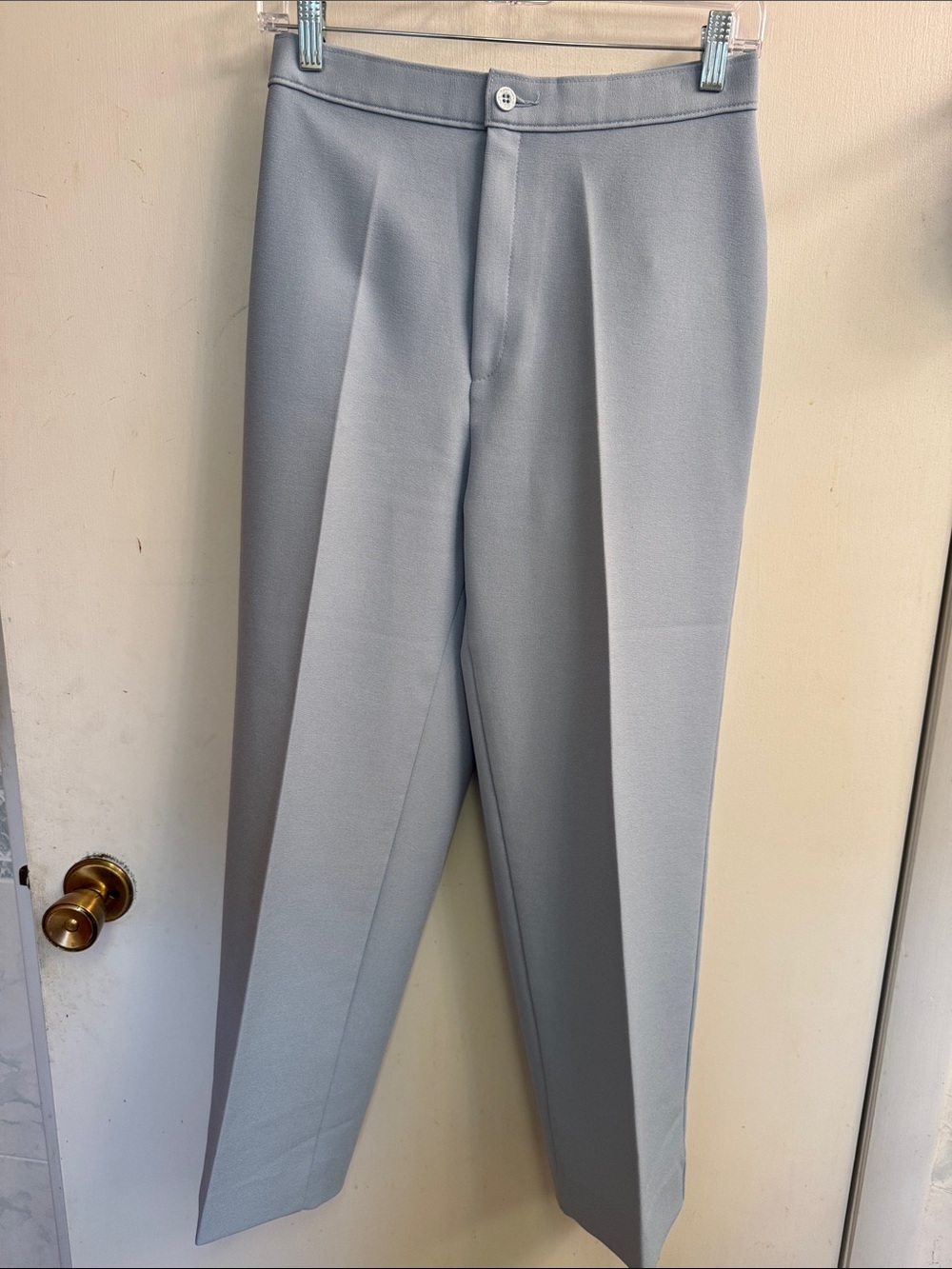 Levi's Light Blue Button-Up Shirt with Pink Nail Accent